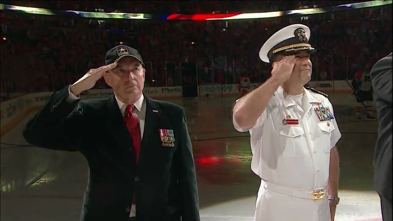 Chicago cheers the National Anthem on Memorial Day 5/31/10