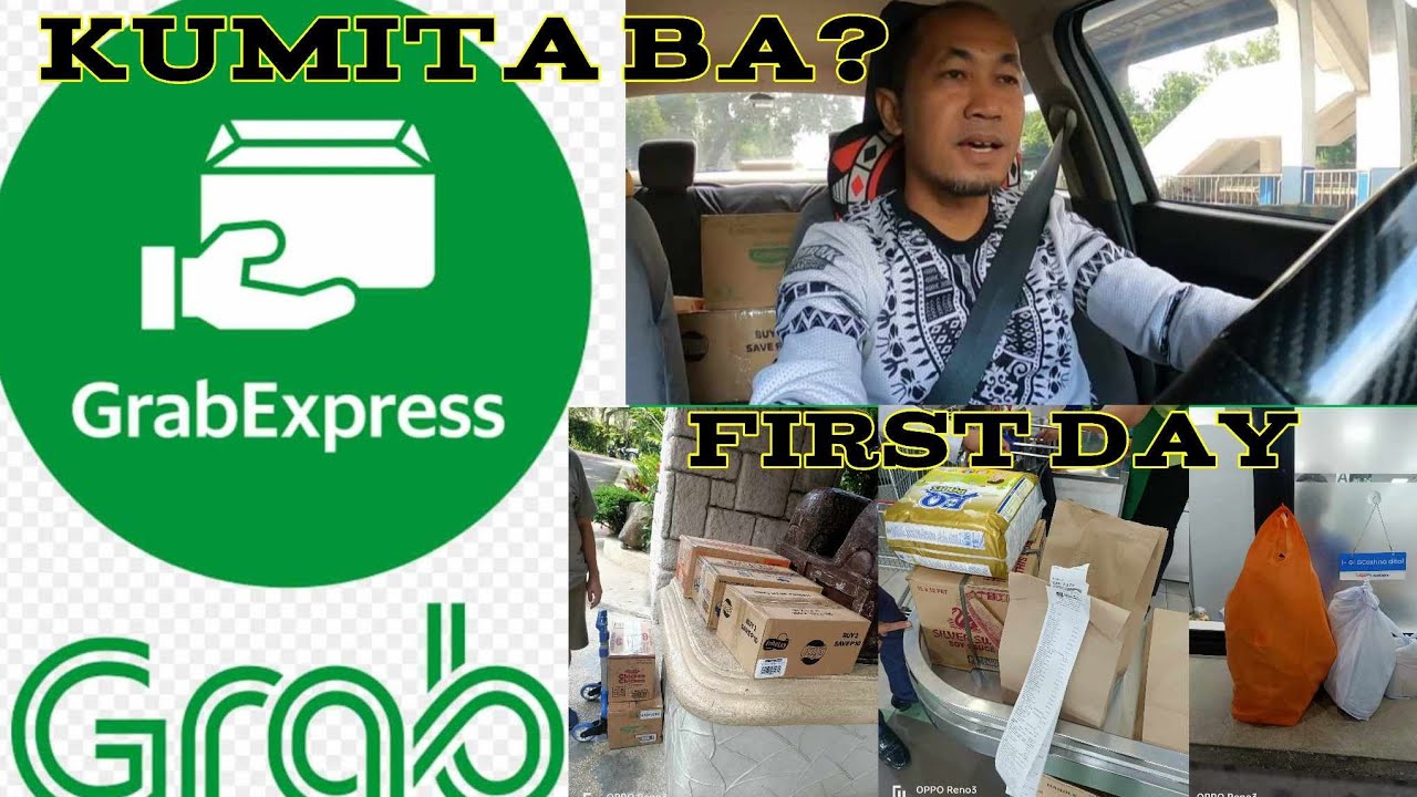 FIRST DAY SA GRAB EXPRESS AS DELIVERY | PANALO BA O TALO??? | 4WHEEL