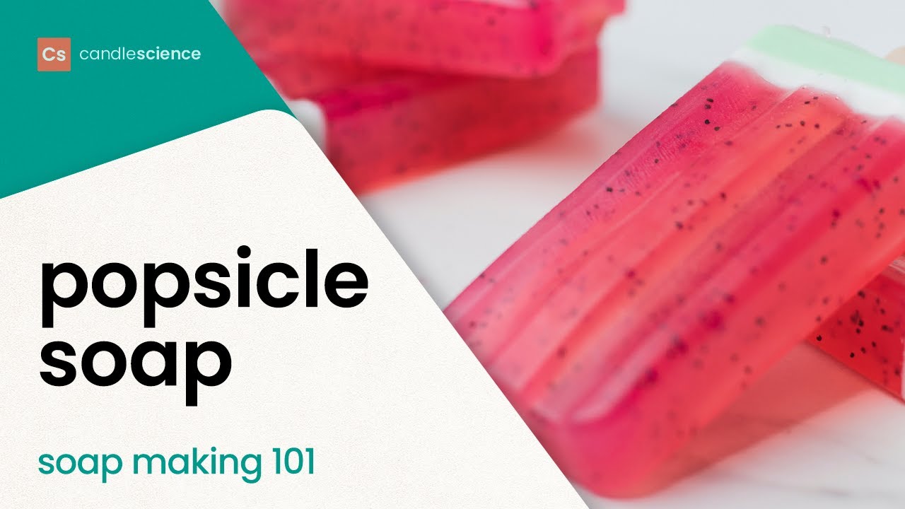 DIY Watermelon Popsicle Soap | Fun Summer Soap Making Tutorial | Kid-Friendly Craft Project
