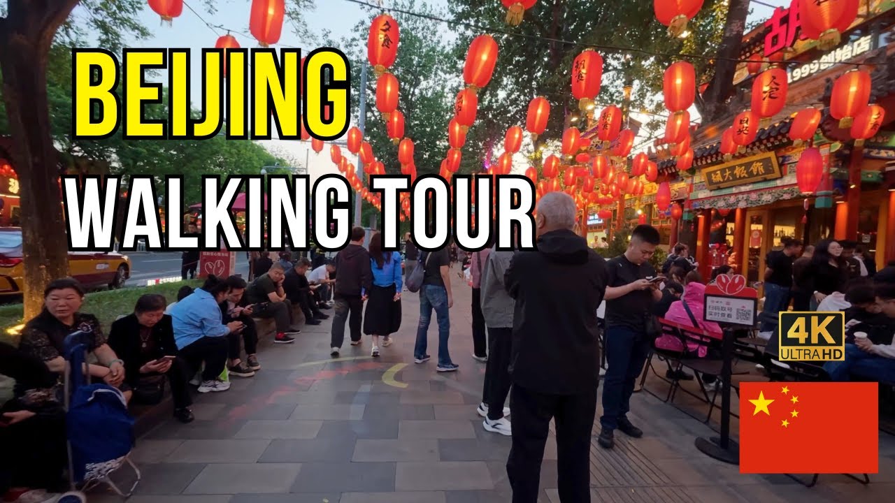 POV you're walking through Beijing in 4K: Real City Sounds Ambience🏮