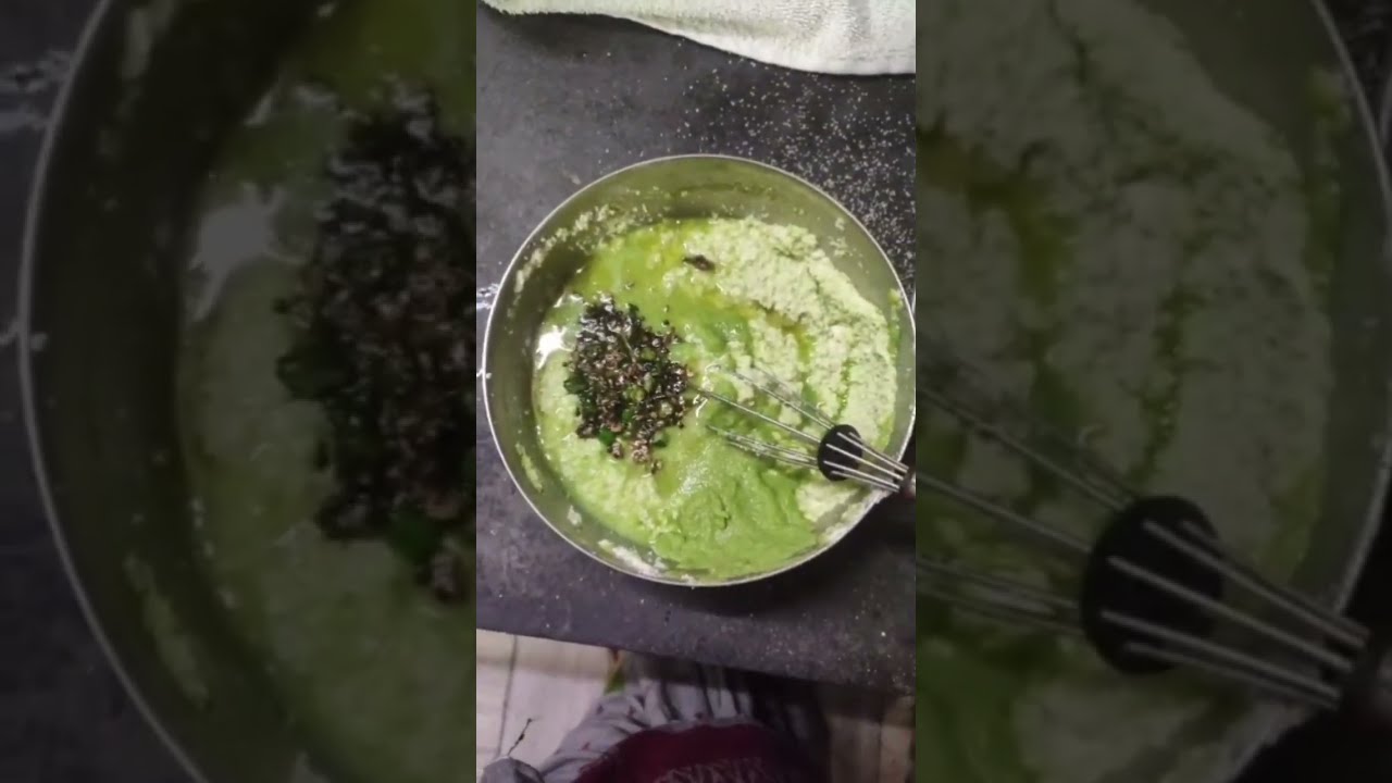 Green Idli au Aloo tarkari