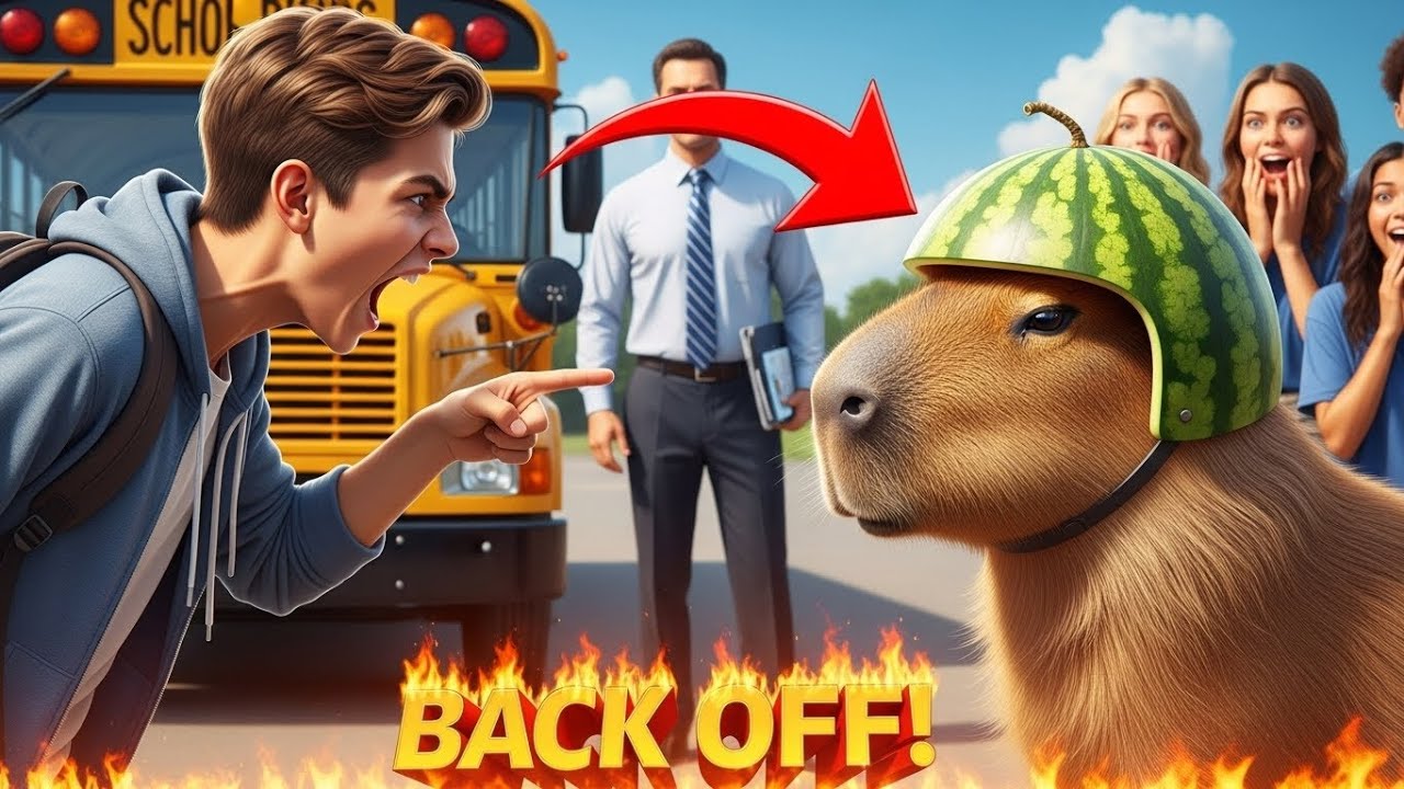 Capybara Saved Everyone on the Bus—But Became the Villain  again - In 8K Videos 🔥