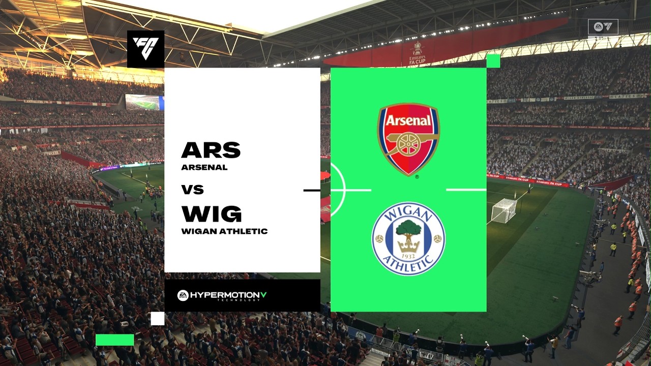 Arsenal vs Wigan | Emirates FA Cup | Full Match | FC 26 - PS5™[4K]