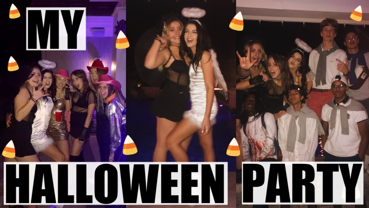 i threw a halloween party....