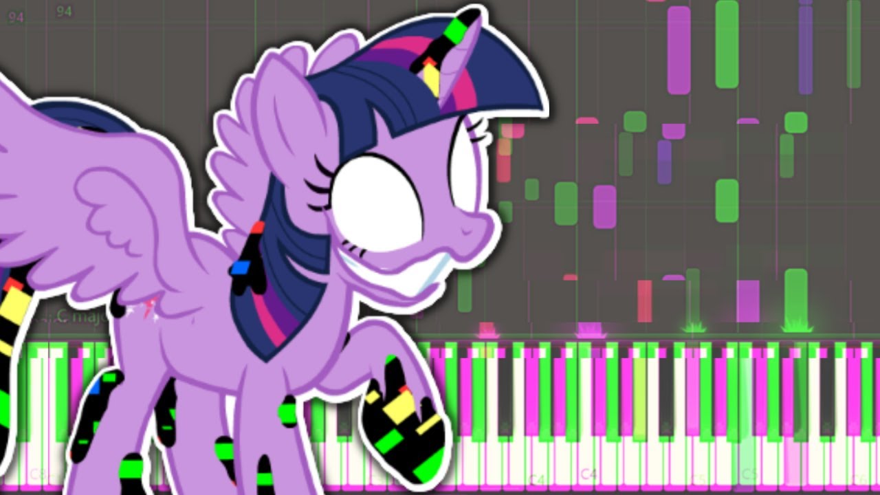 Corrupted Twilight Sparkle Dusk Till Dawn Piano midi
