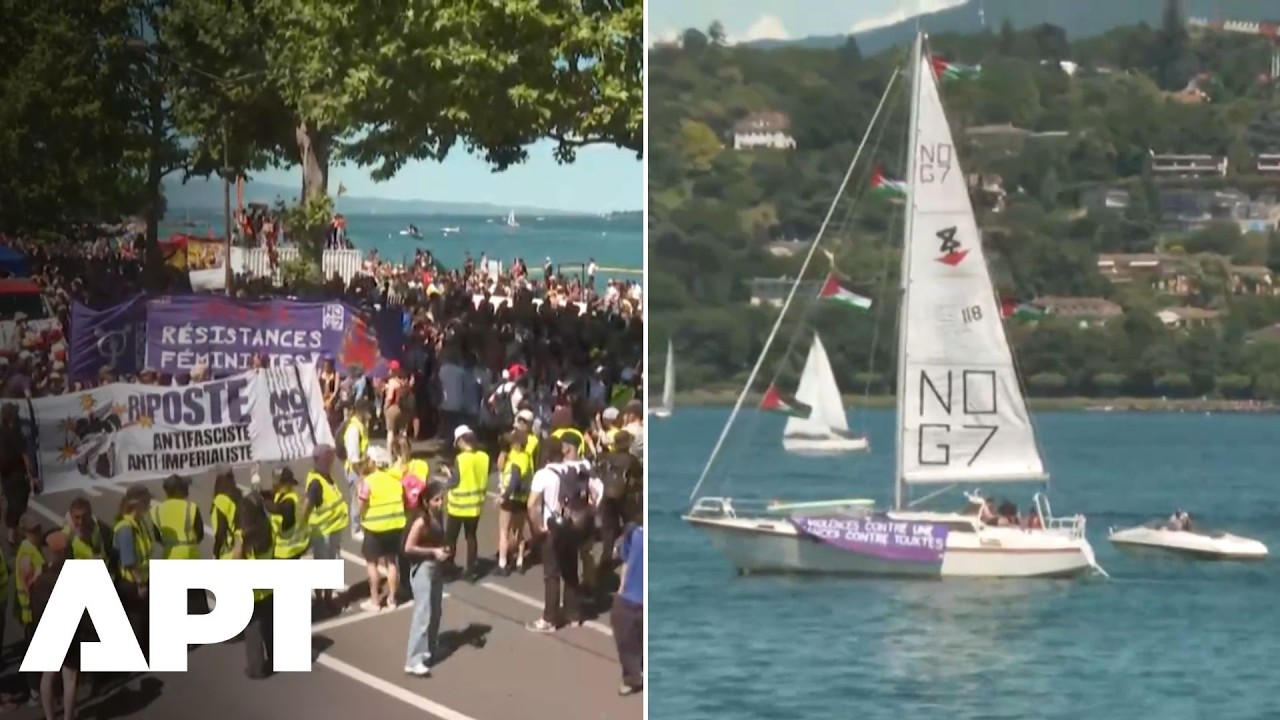 Massive Anti-G7 Protest Engulfs Geneva As Tensions Rise Ahead Of Summit | APT