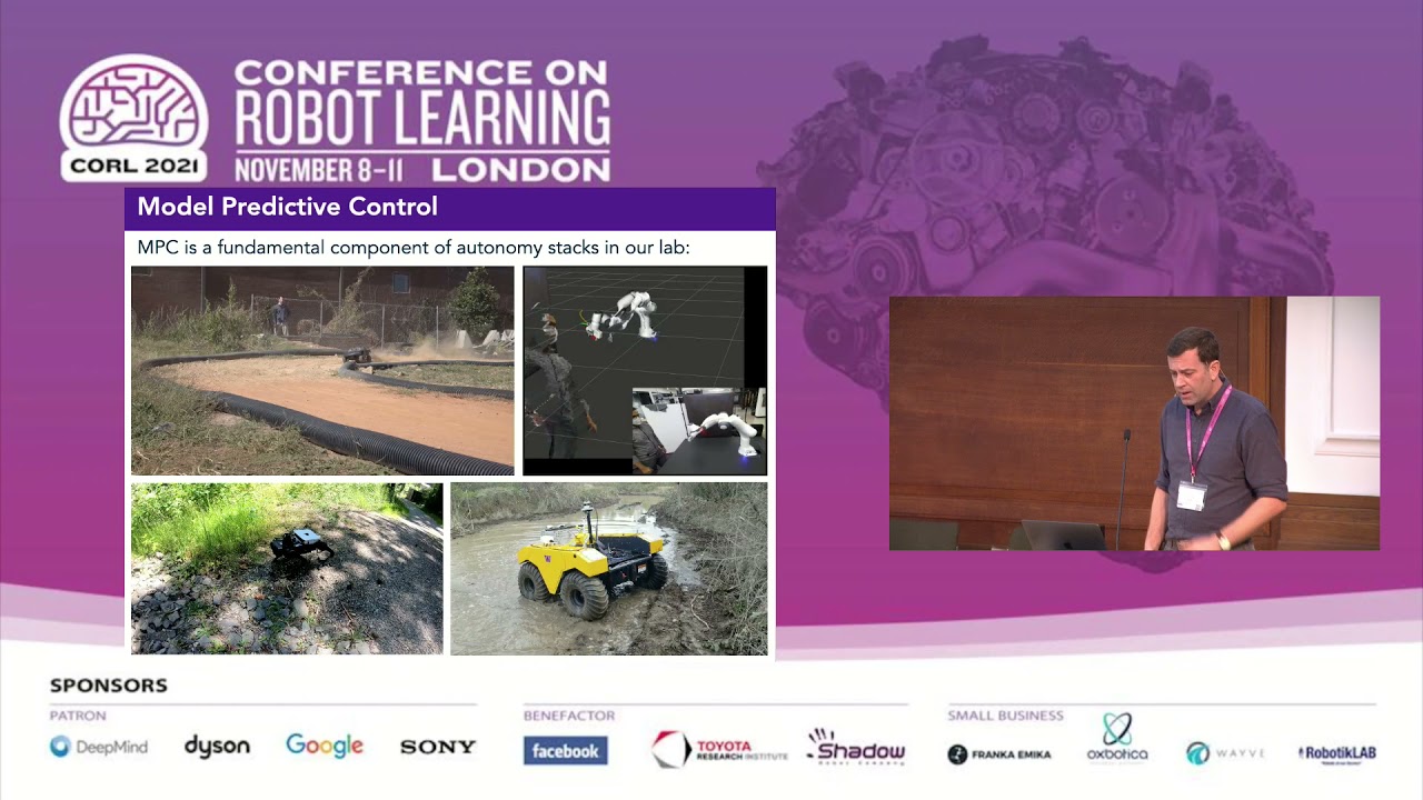 Tutorial 1   Machine Learning Perspectives on Model Predictive Control by Byron Boots