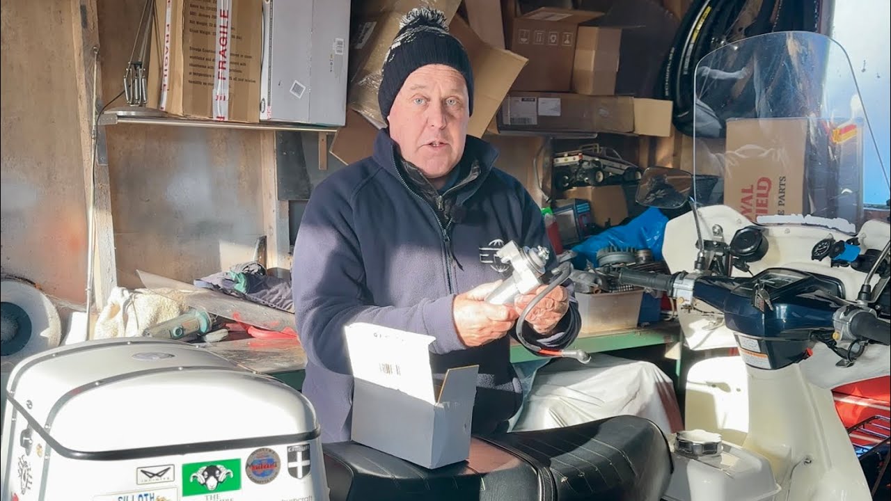 Honda C90 замена электростартера