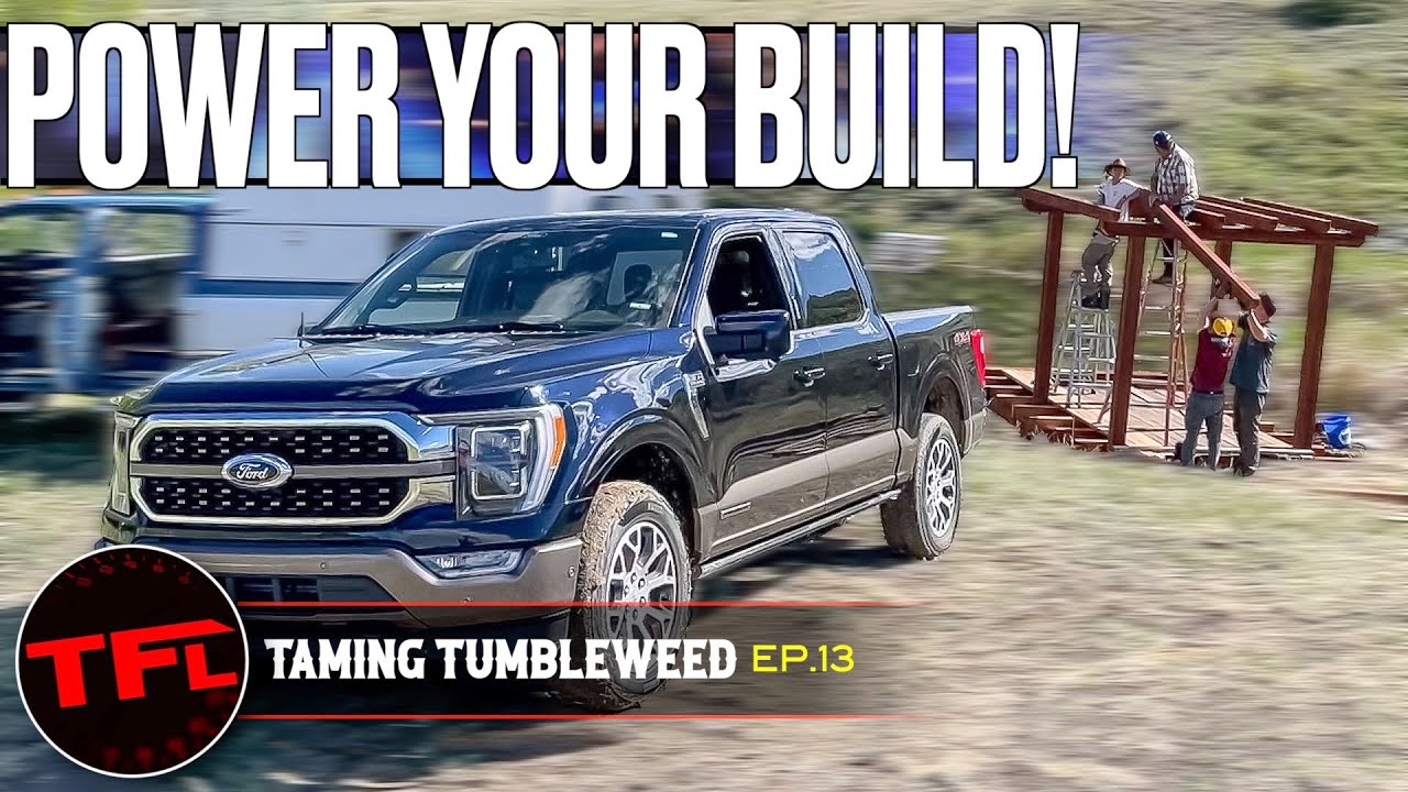 Can the Ford F-150 Hybrid Power a Construction Site? | Taming Tumbleweed Ep.13