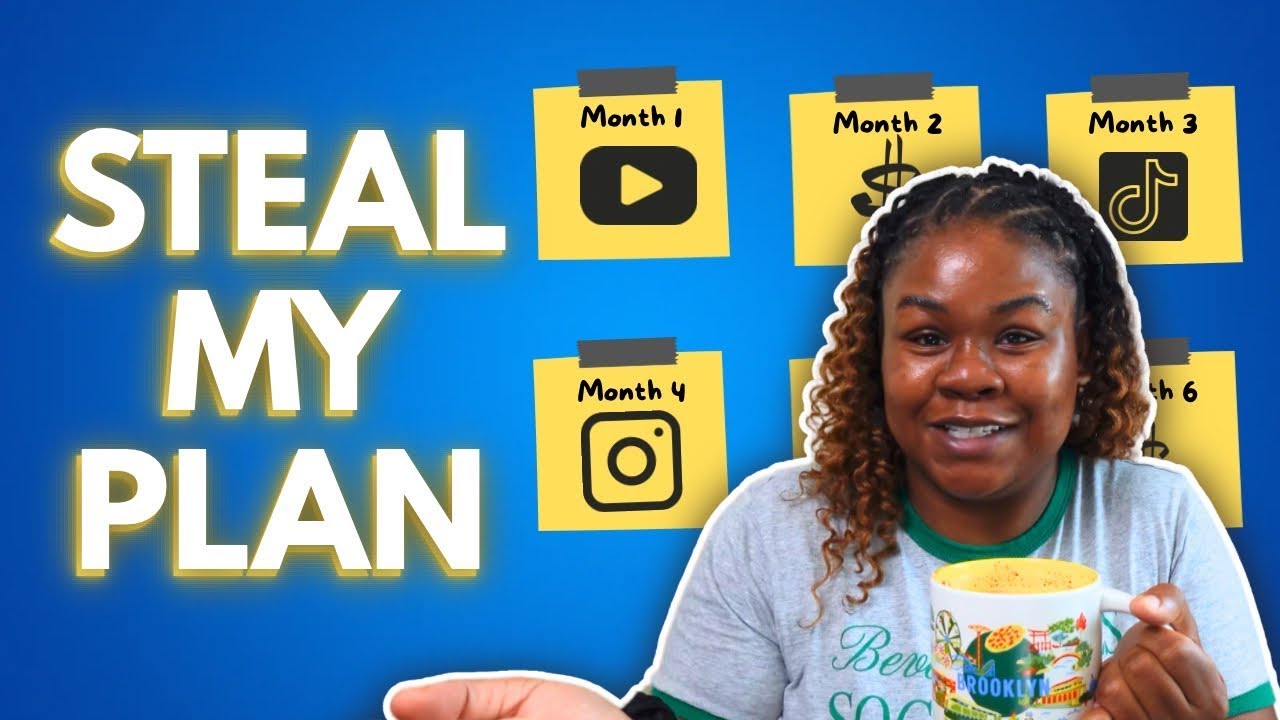 6 month plan to becoming a full-time creator (step by step)