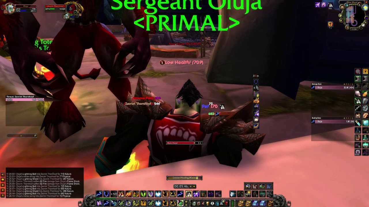 Classic: Shaman Solo Dire Maul East Rich Thorium run