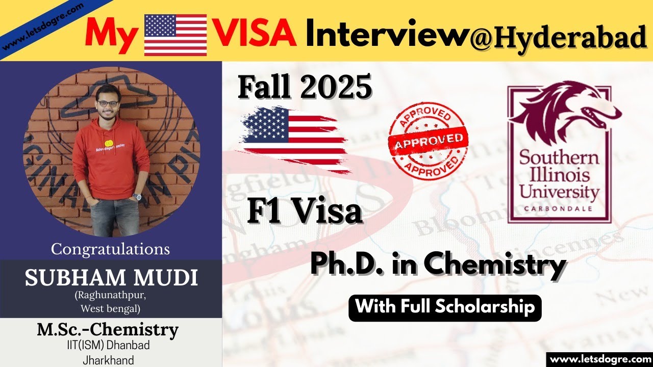 USA F1 VISA Approved @ Hyderabad | Fall 25 | VISA Interview Questions