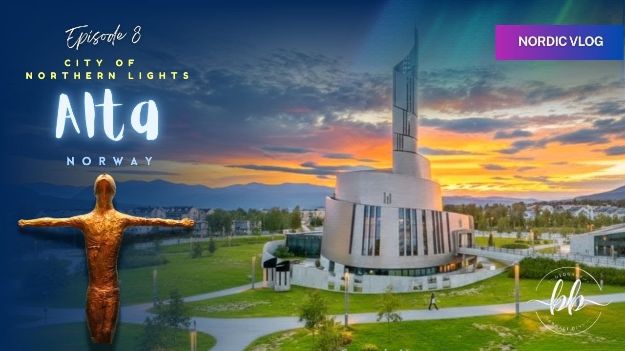 🇳🇴 EP8: Exploring Alta City of Northern Lights, Northern Lights Cathedral, Alta Church (Alta Kirke)
