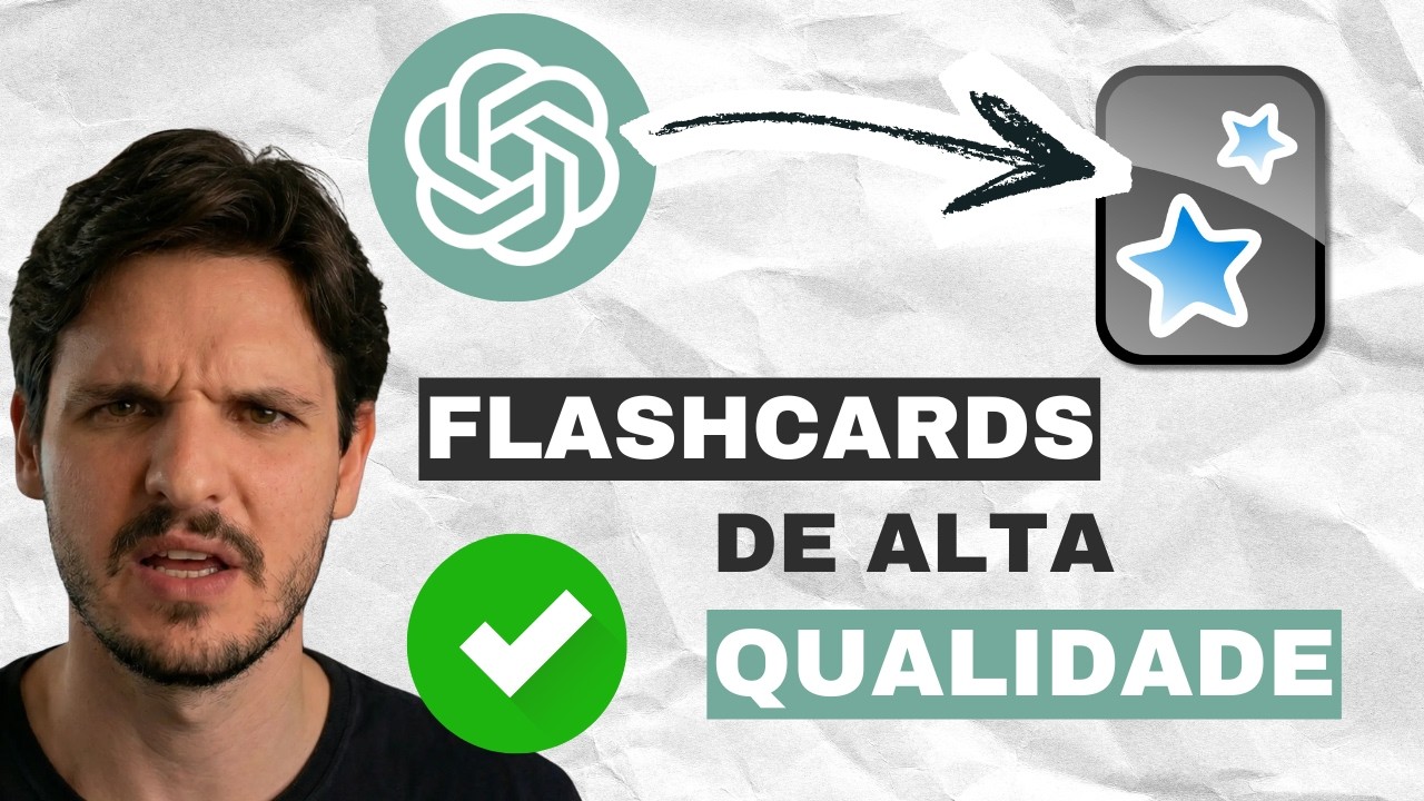 Como criar FLASHCARDS perfeitos no Anki usando IA (passo a passo)