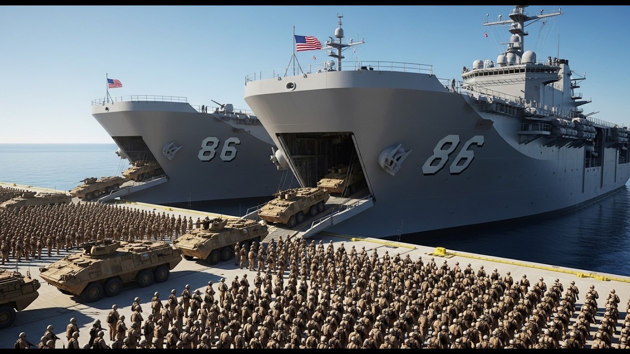 High Alert in the Persian Gulf: Hundreds of Elite U.S. Troops and ACVs Deploy for Emergency Ops