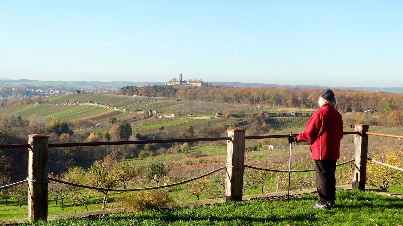 Naturpark Stromberg Heuchelberg. Sulzfeld Panoramaweg .