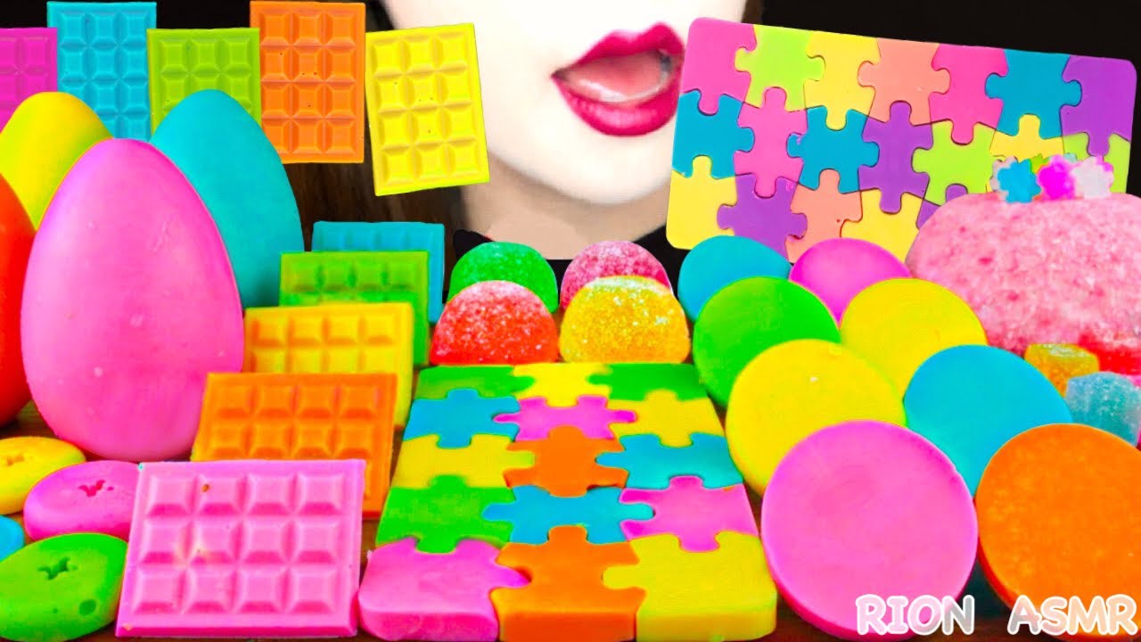 【ASMR】FROZEN CHOCOLATE PARTY💖 MUKBANG 먹방 食べる音 EATING SOUNDS NO TALKING