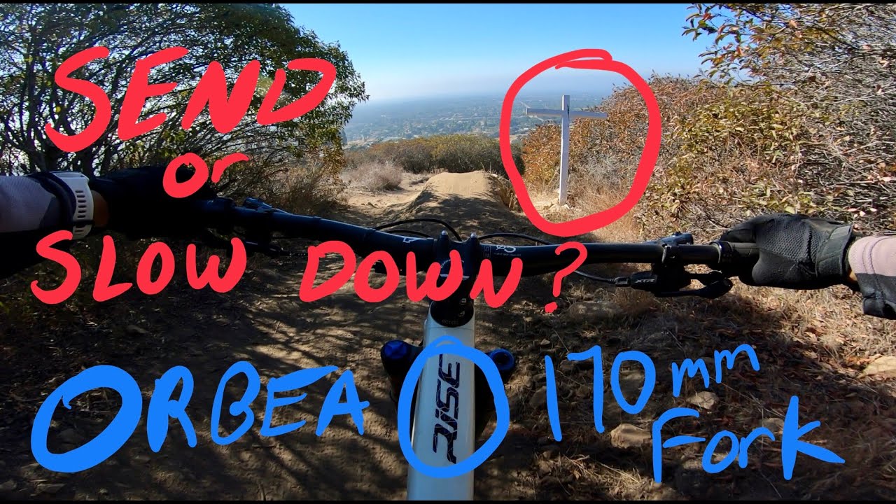 Orbea Rise - 170mm Fork too much??