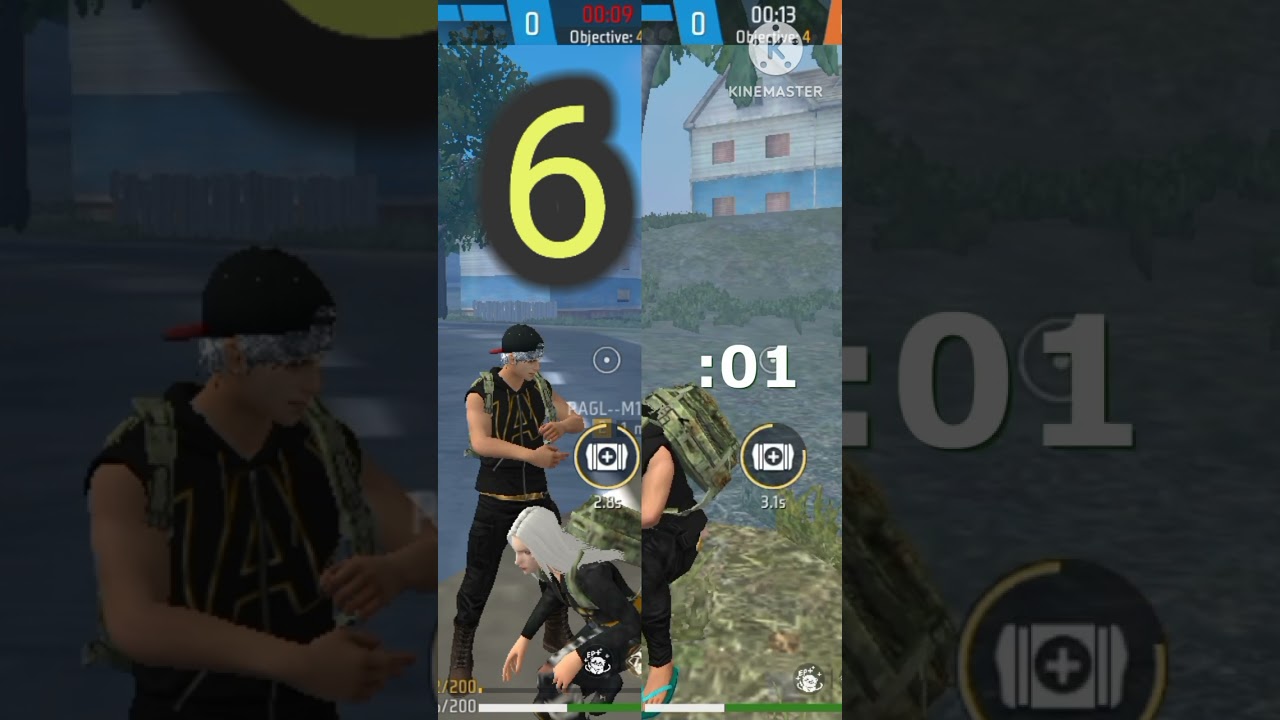 maxim Character VS maro Character fast medikit  competition free fire #shorts video
