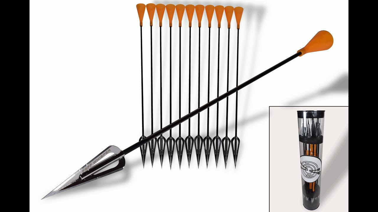 3 Blade Carbon Fiber Dart for 625 Blowguns from Fins Skins Furs Feathers