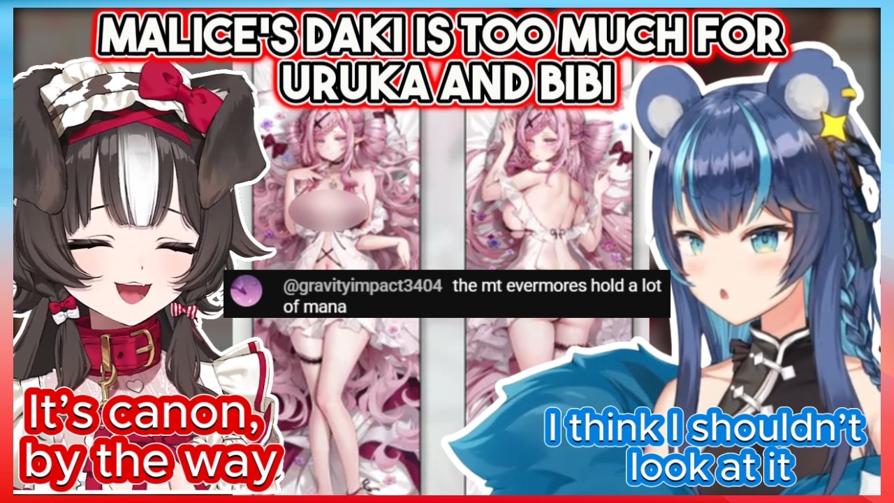 Uruka and Bibi React to Malice’s Daki (Holy moly, the art!) 😍| Fujikura Uruka Bibi Biscuit Clips
