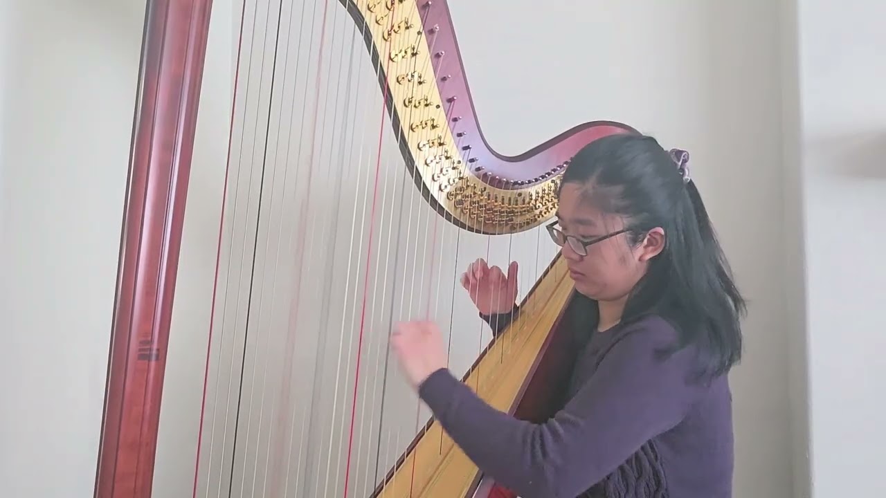 G. Tailleferre Harp Sonata Lento 2nd Mvt
