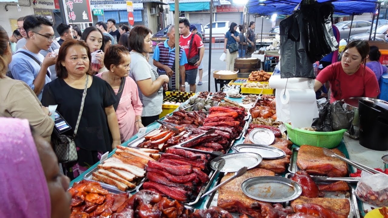 Food Heaven!! Various Street Food In Sibu Night Market