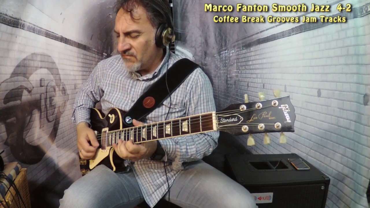 Marco Fanton jamming with Coffee Break Grooves backing tracks.