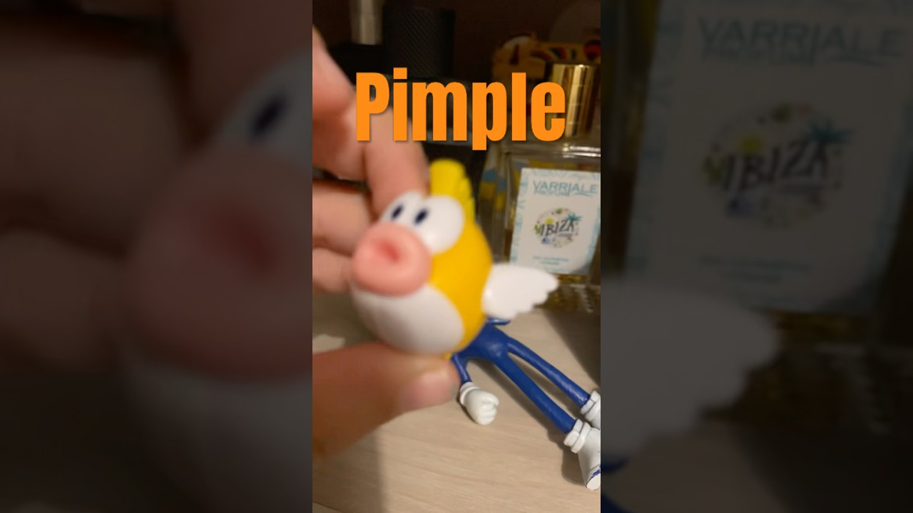 Dont squeeze your pimple! 
