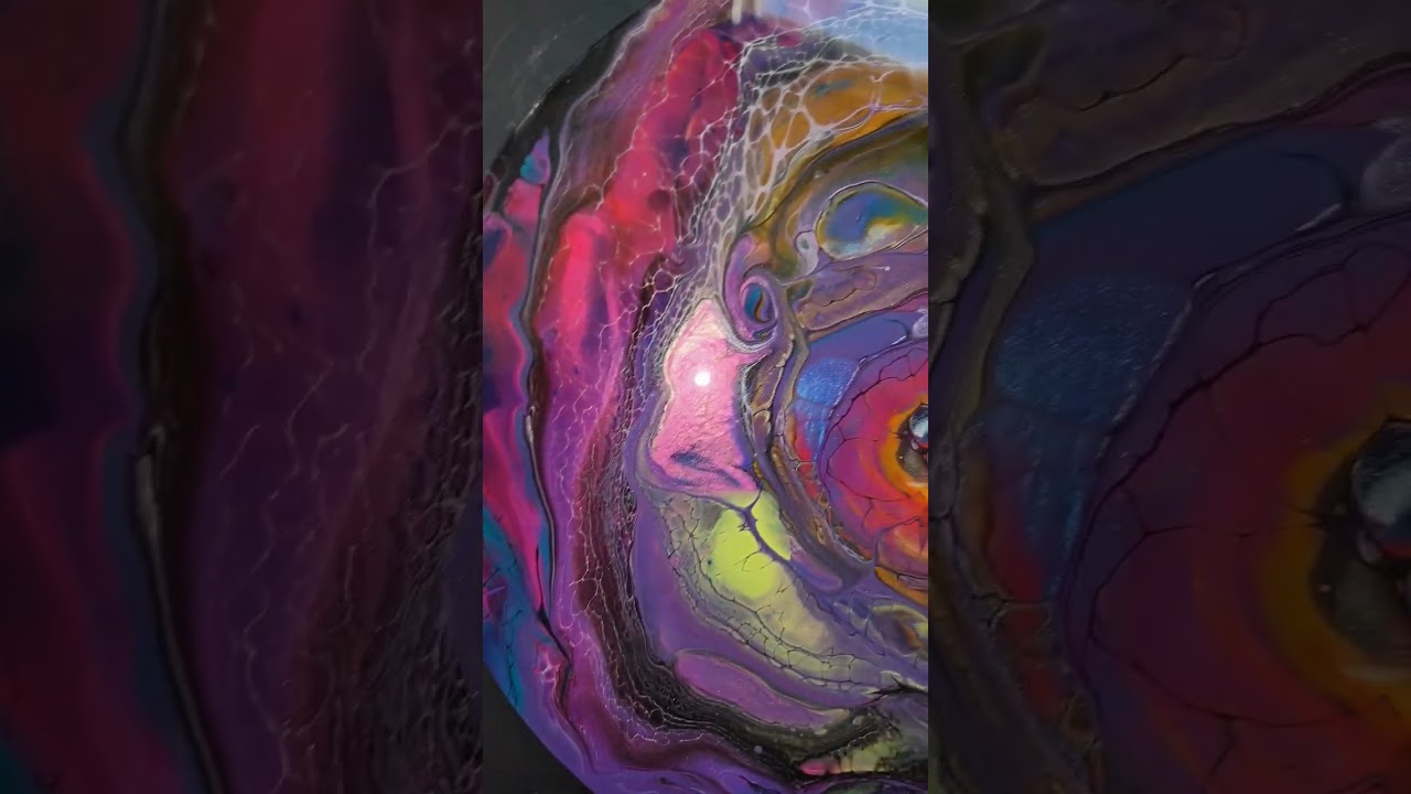 Vortex 🌀 Fluid Art Lisa Frank Inspired Colors!!! 🌈 Swipe Cells