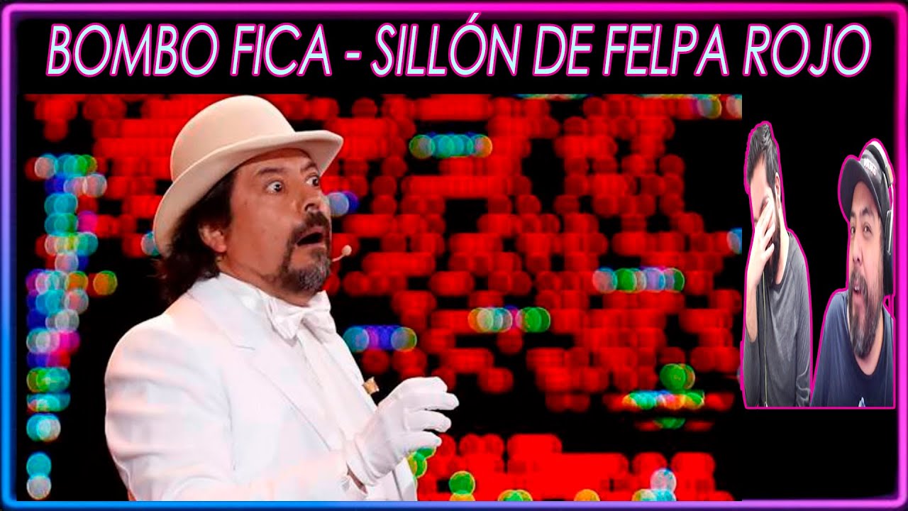 BOMBO FICA - SILLÓN DE FELPA ROJO - MI HERMANO REACCIONA POR PRIMERA VEZ