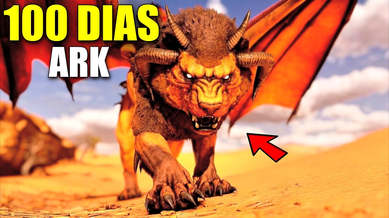 Sobrevivo 100 Días en ARK Ascended en Scorched Earth Final