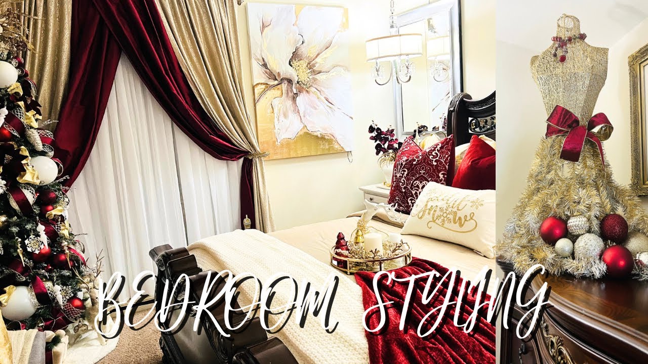 Christmas Bedroom Makeover/Victorian Inspired/