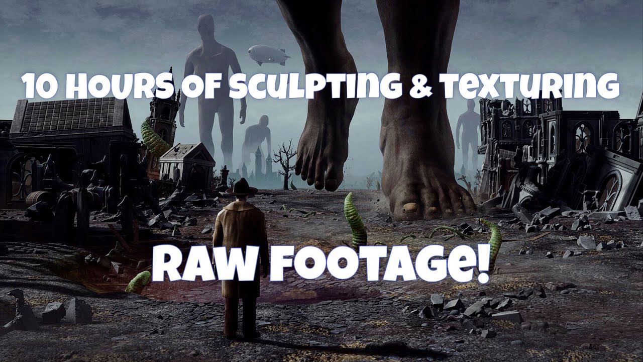 Sculpting a detailed scene FROM SCRATCH (10 HOURS OF RAW FOOTAGE) | Dreams PS4