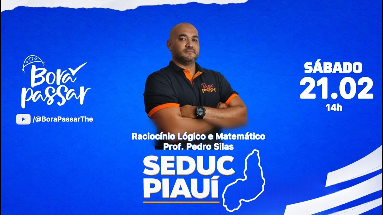 #BoraPassar - Aula 21/02/2026 - CONCURSO SEDUC PI