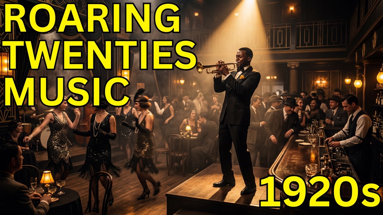 Roaring Twenties Instrumental Music | 1920s Jazz Age Vibes for Vintage Atmosphere
