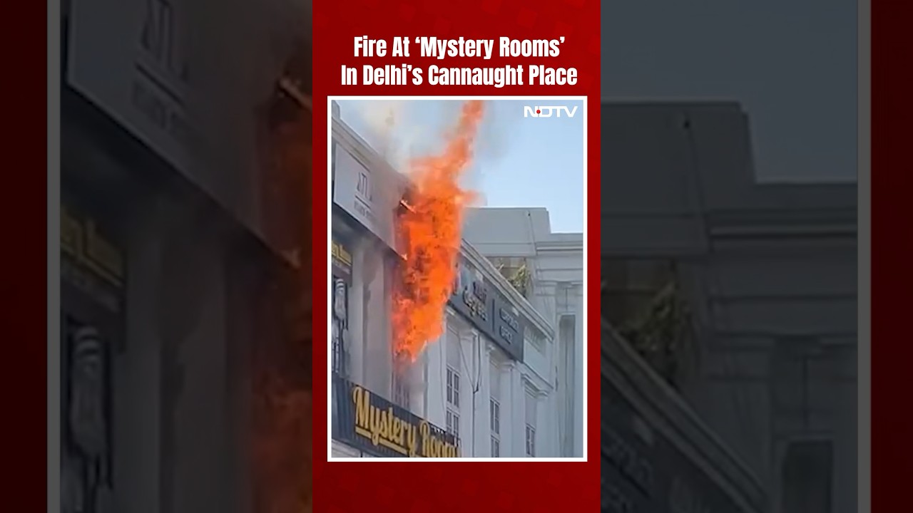 Mystery Rooms In Delhi | 'Mystery Rooms' In Delhi's Connaught Place Catches Fire