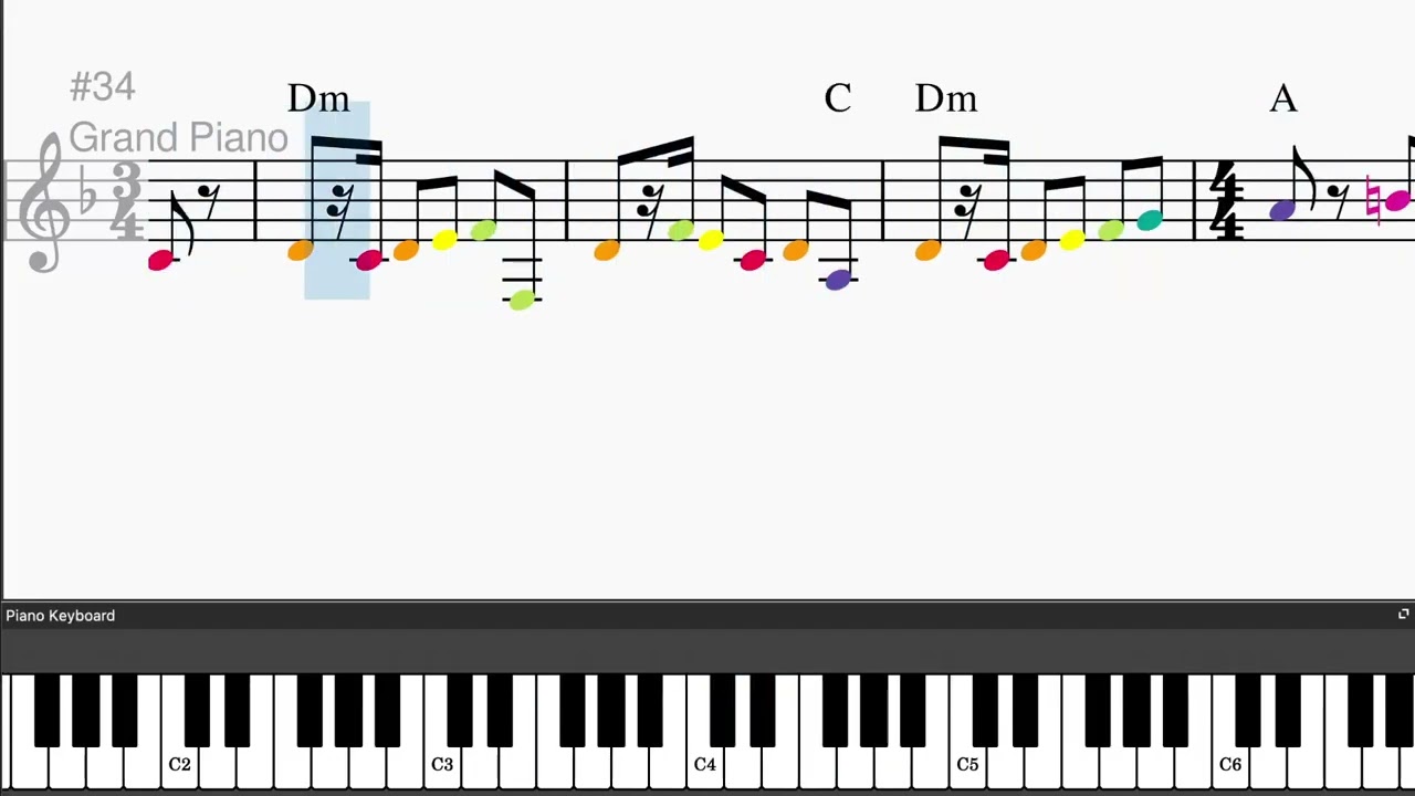 The Medallion Calls by Klaus Badelt - Easy piano tutorials with leadsheet and chords