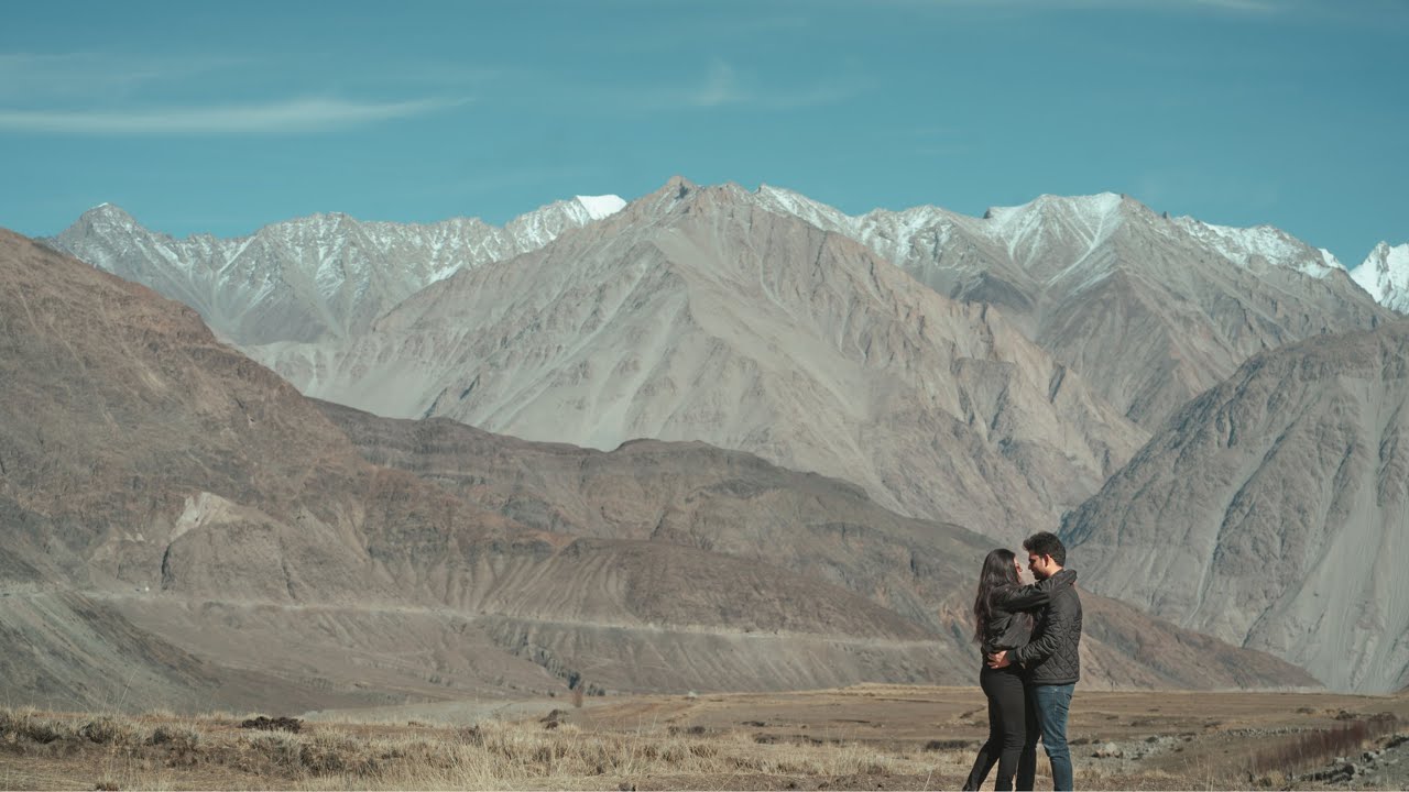 Cinematic Pre-Wedding in Ladakh | Love Story of Aslesha & Prem
