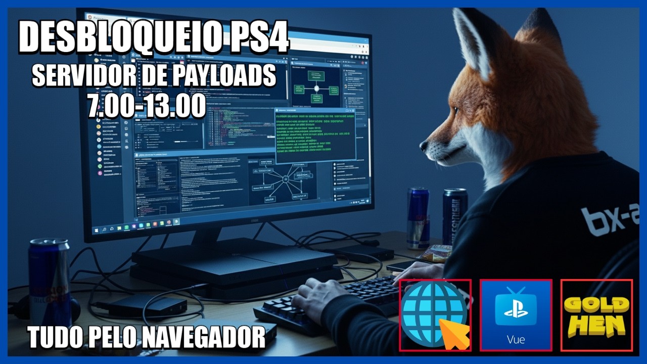 SERVIDOR ONLINE DE PAYLOADS PARA PS4 DESBLOQUEADO 7.00-13.00