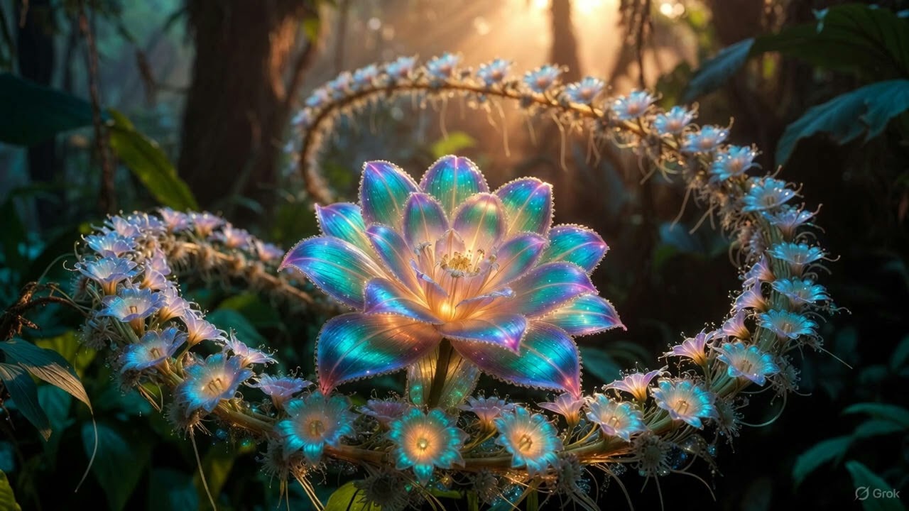 🎵 Shamanic Trance: Bloom of the Healing Vine – Flute & Tribal Drums | AI by Acure8