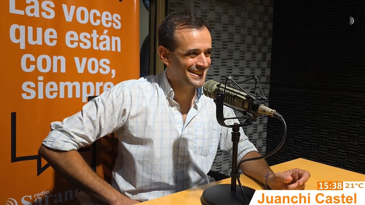 Juanchi Castel, columnista de Carnaval, en Viva La Tarde