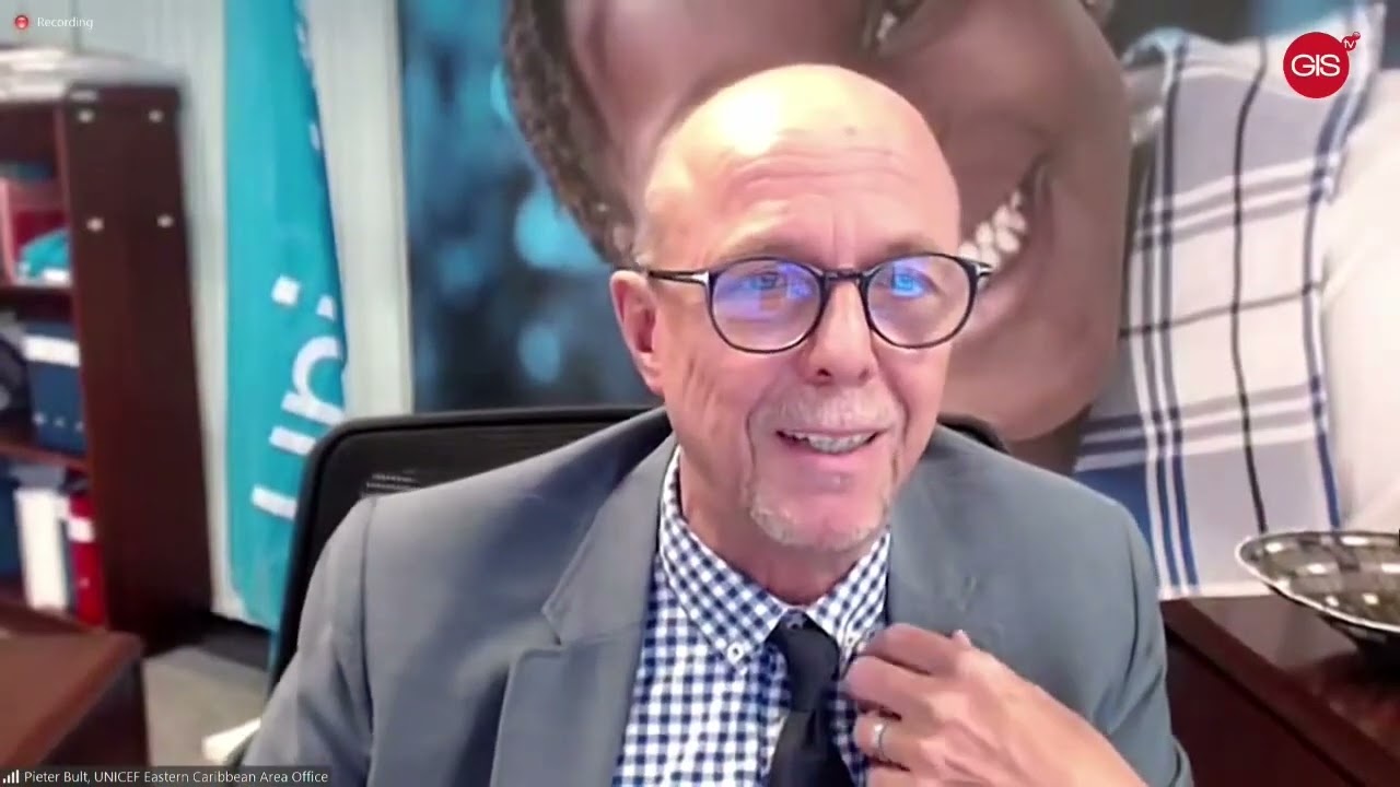 UNICEF Representative Pieter Bult addresses DECI closeout ceremony in Grenada