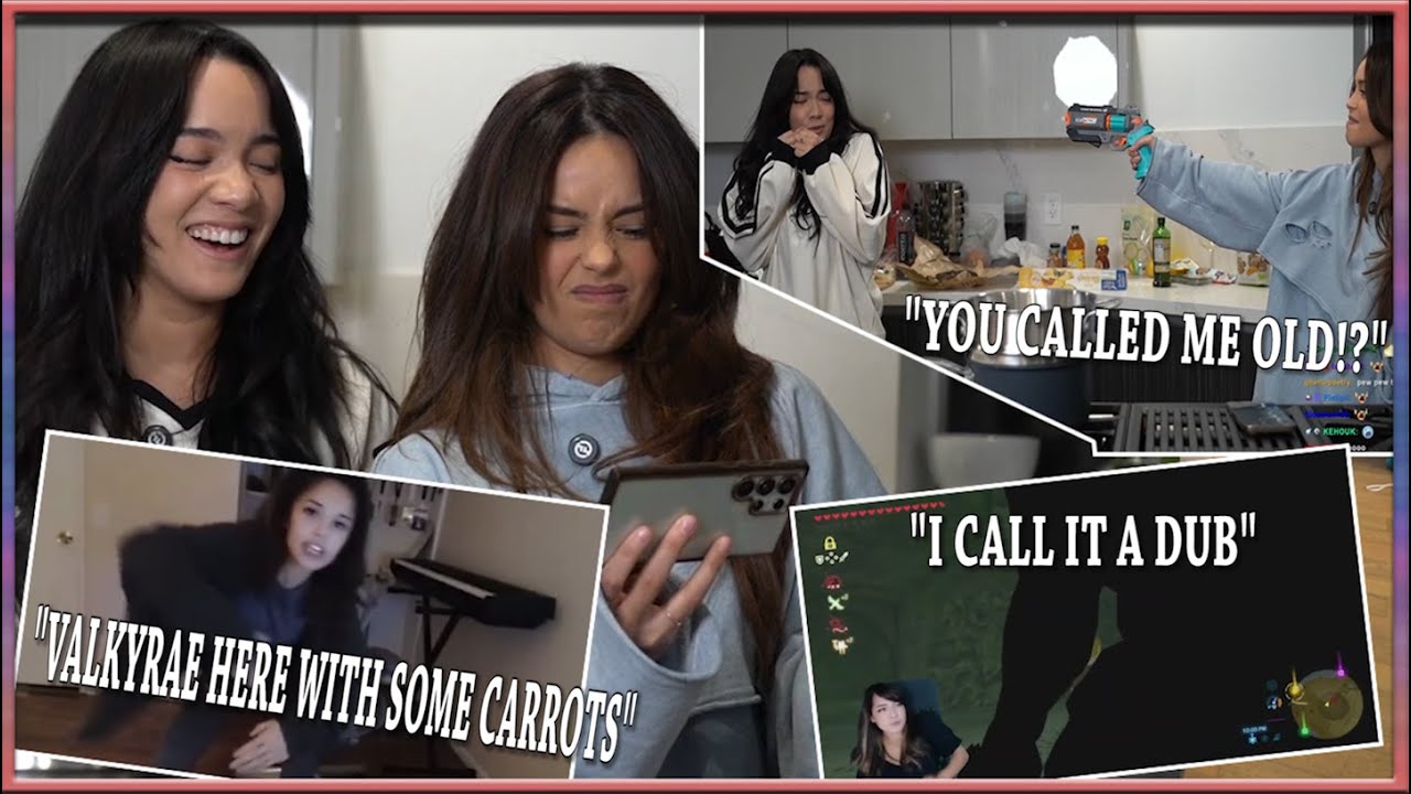 Cinna & Valkyrae watching old clips | Cinna calls Valkyrae old
