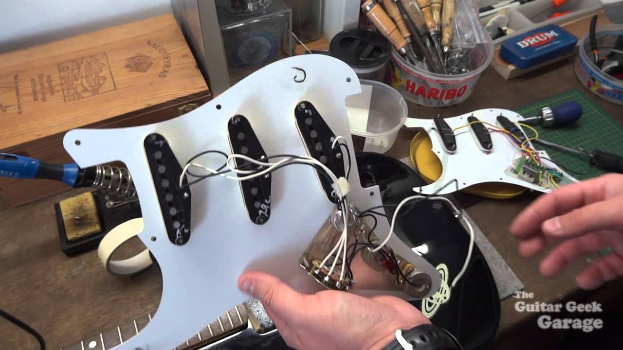 12 - Changement plaque, micros et vibrato (type Stratocaster) 1/2