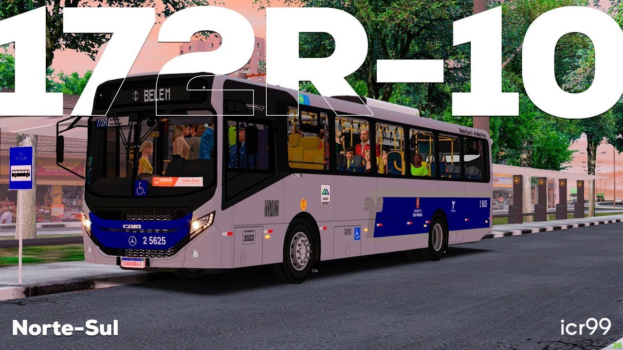 [OMSI 2] ESCALADOS NO PRIMEIRO HORÁRIO! LINHA 172R-10 | Caio Apache Vip V OF-1724 | #3