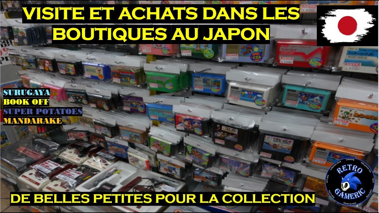 Visite des boutiques de jeux vidéos et présentation de mes achats au JAPON