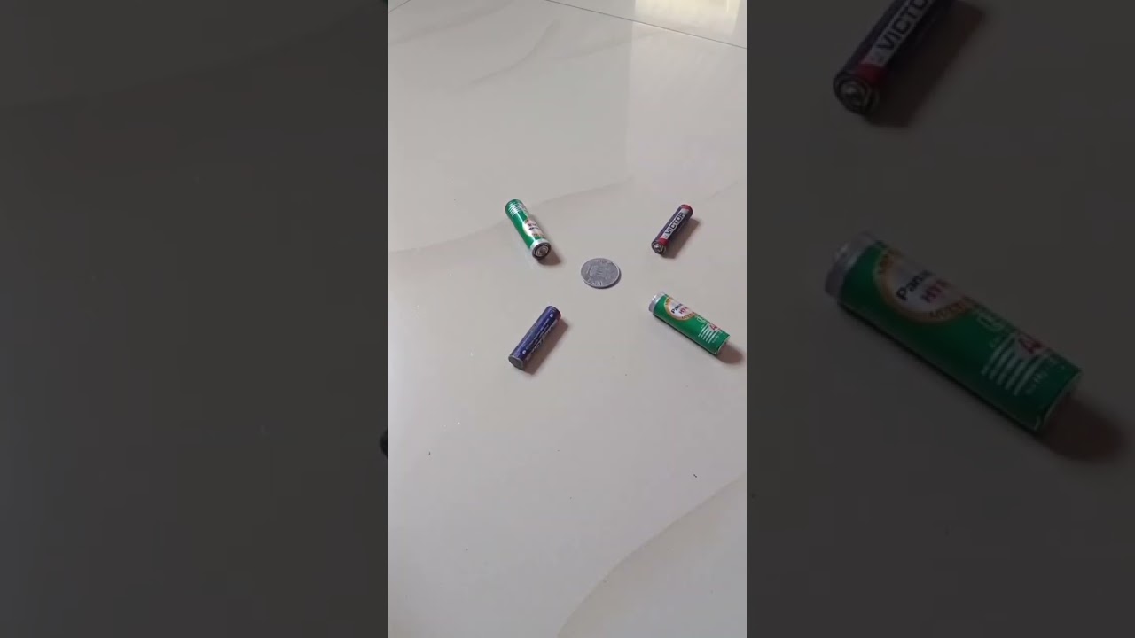 Battery Fork Coin Experiment | Wait for End | Physics Or Magic ? | #science #experiment #shorts