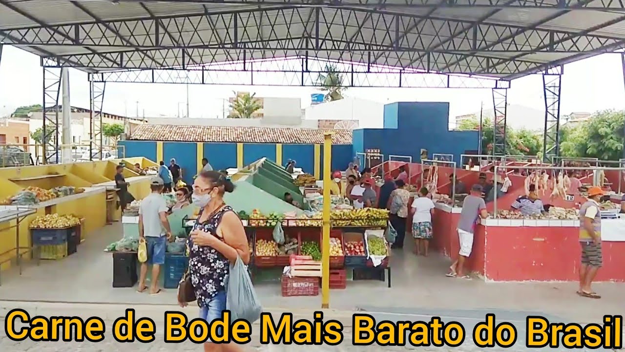 A Carne de Bode Mais Barato do Brasil | Feira livre de Juazeirinho Paraíba