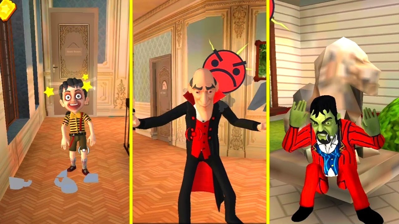 Scary Stranger 3D - I stronger than Neighbor in new update 7.5 New funny videos pranks